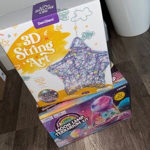 3D String Art Kit - Multicolor Star